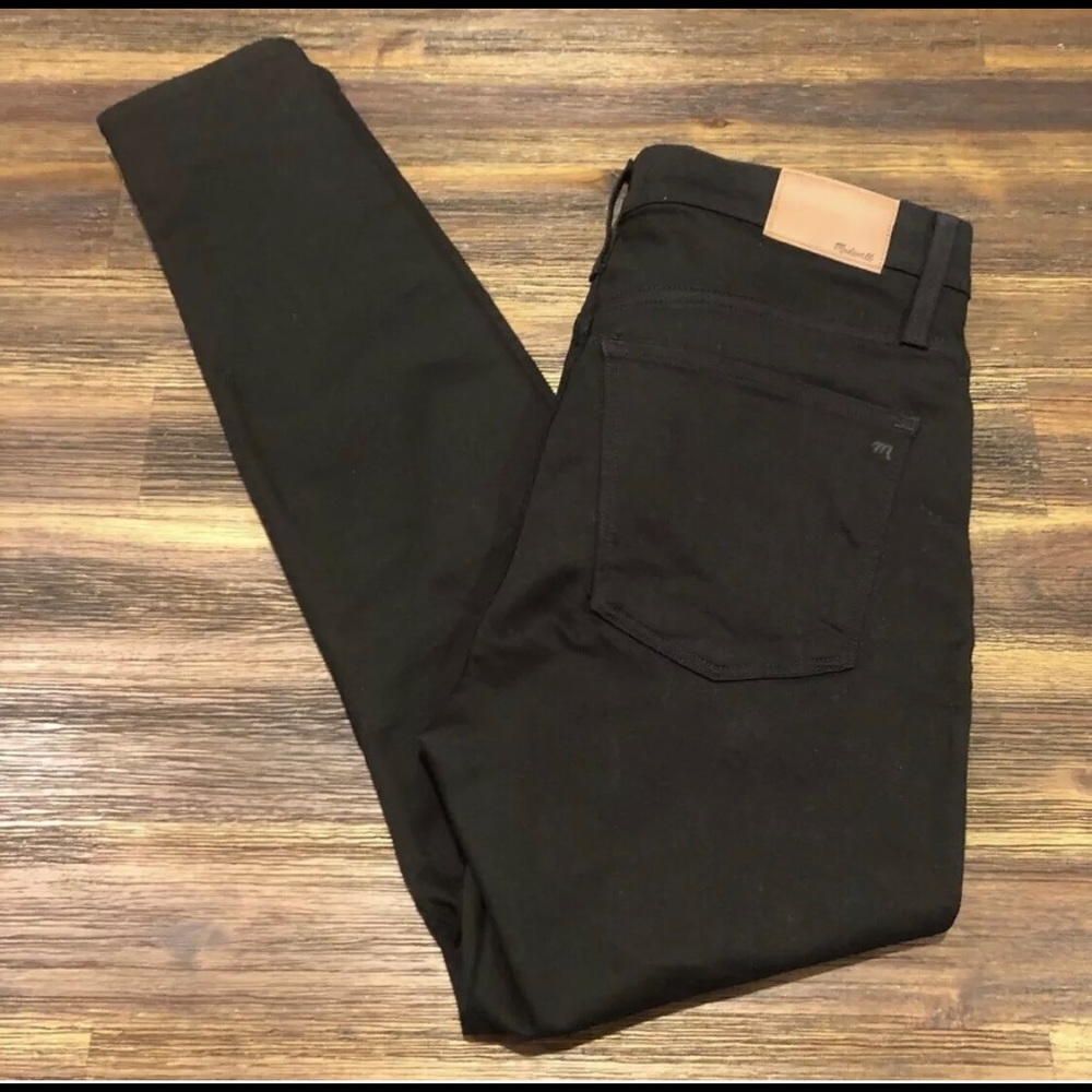 Madewell 9 inch High Rise Black Jeans